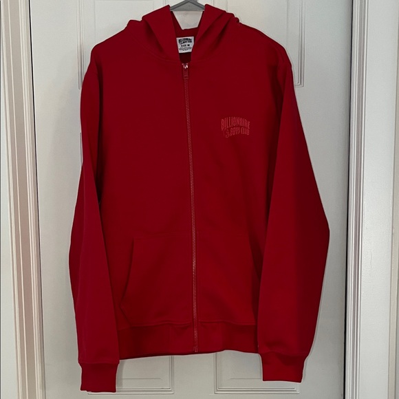 Billionaire Boys Club Other - Billionaire Boys Club Red Full Zip Hooded Sweatshirt - Size Medium